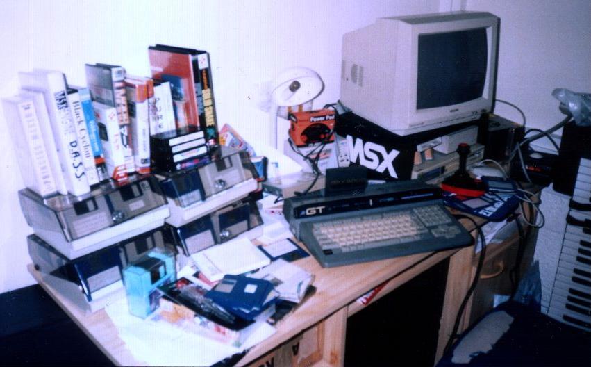 An impression of my setup in 2002