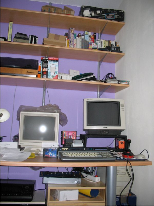 An impression of my setup in 2005